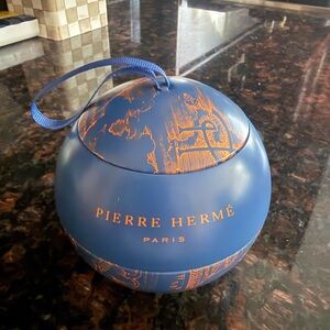 Blue and Orange Holiday Ornament